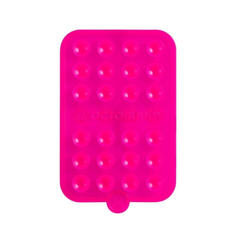 Octobuddy -  Silicone Suction Cup Phone Case Mount Ma Pink